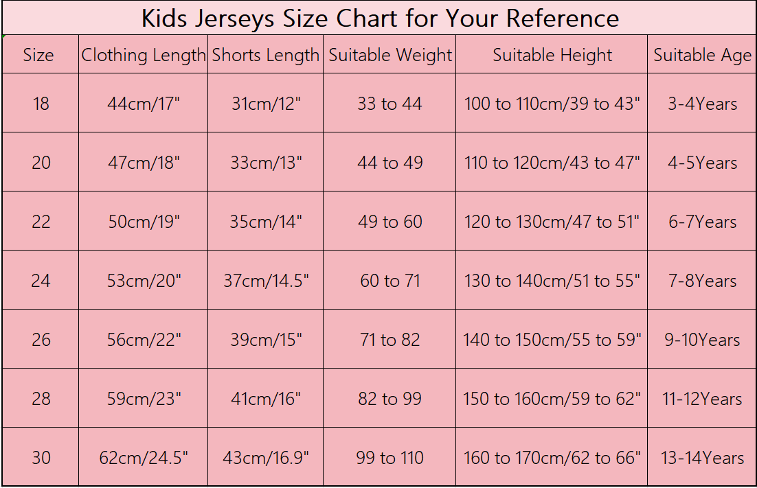 Boys Girls Kids  Soccer Jersey Number 10 Printed